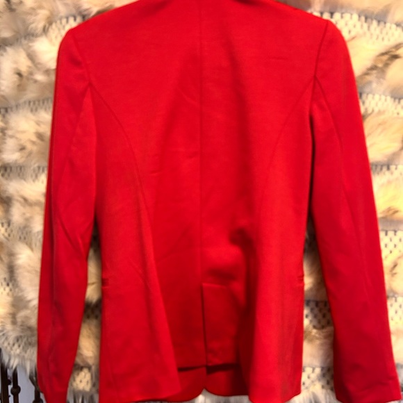 Kenneth Cole Red Tailored Blazer with Notched Lapels - Picture 8 of 8